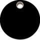 Médailles Identité Noir Onyx Rond PVC Chien ou Chat