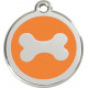 Orange colour Identity Medal Bone cat and dog, tag