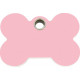 Pink colour Identity Medal Bone PVC shape cat and dog, engraved security tag