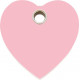 Pink colour Identity Medal Heart PVC shape cat and dog, engraved security tag
