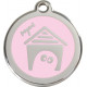 Dog House Identity Medal black. Cat dog tag Kennel