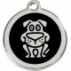 Black Tag Identity, Funny Dog, Security Medals for cats and dogs