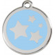 Stars Identity Medal Light Blue cat and dog, tag, night Sky