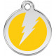 Flash Lightening Identity Medal Yellow cat and dog, tag