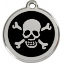 Pirate Flag Identity Medals - 11 Colors, cat and dog