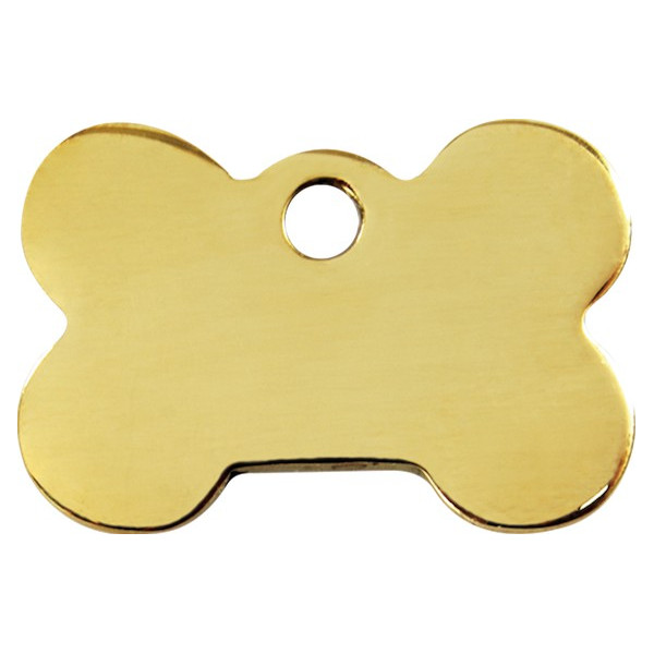 3D Bone, Identity Medal golden cat and dog, iron color engraved tag