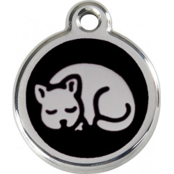 Sleeping cat Identity Medals - 11 Colors, for cats