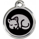 Sleeping cat Identity Medals - 11 Colors, for cats