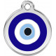 Navy Blue colour Identity Medal Jewel Blue Eye cat and dog, tag