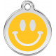 Yellow colour Identity Medal Smiley cat and dog, tag