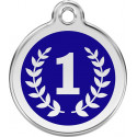 Number 1, Blue Identity Medals - cat and dog