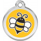 Yellow colour Identity Medal Honey Bee cat and dog, tag