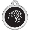 Kiwi bird of New Zealand Identity Medals - cat and dog