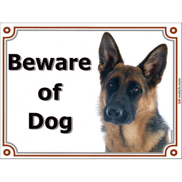 beware of dog german shepherd