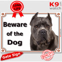 Cane Corso, portal Sign "Beware of the Dog" 2 Sizes C