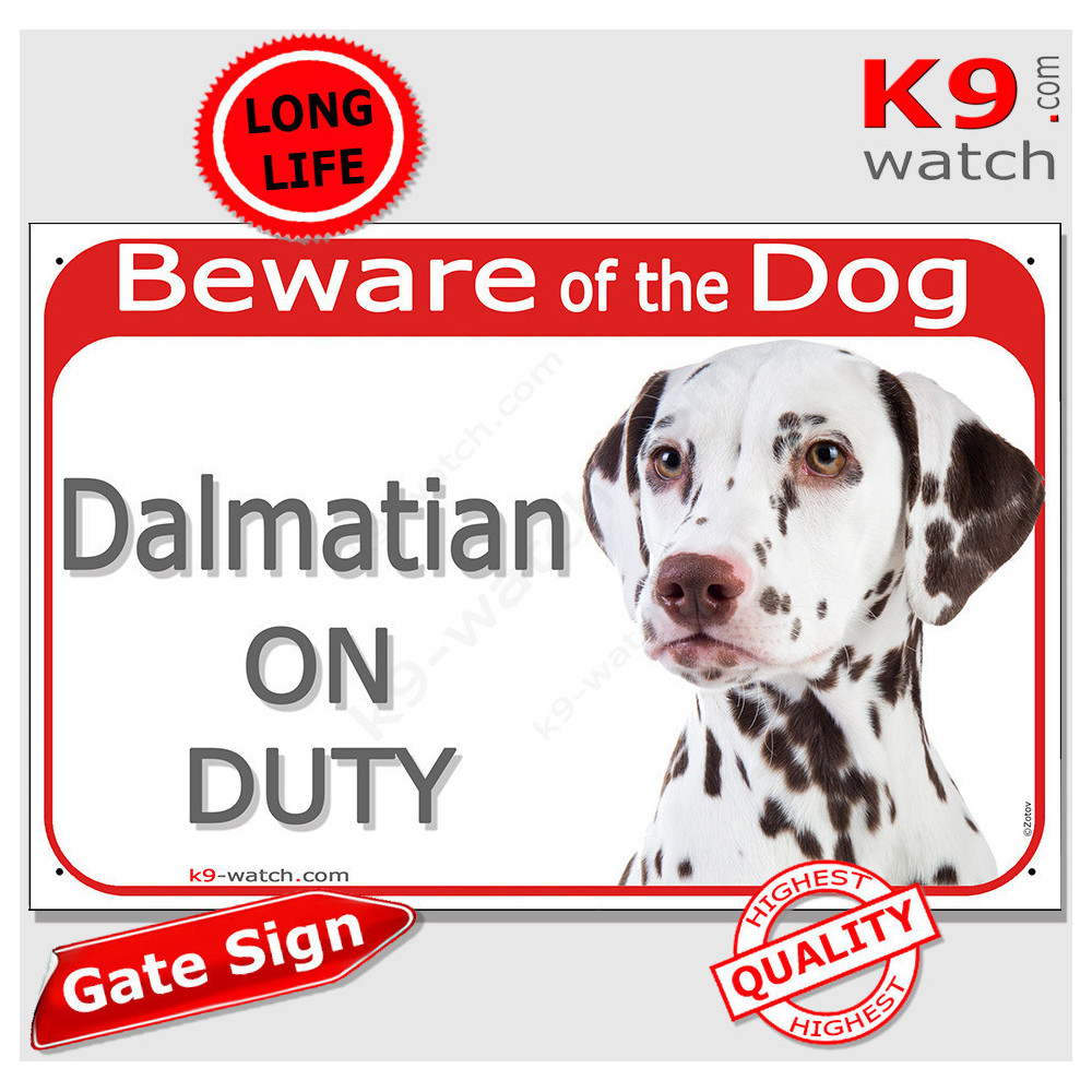 Dalmatian Gate Plaque