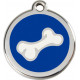 Navy Blue colour Identity Medal 3D bone cat and dog, tag