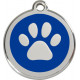 Navy Blue colour Identity Medal Paw cat and dog, tag