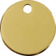 Golden colour Identity Medal Circle cat and dog, tag